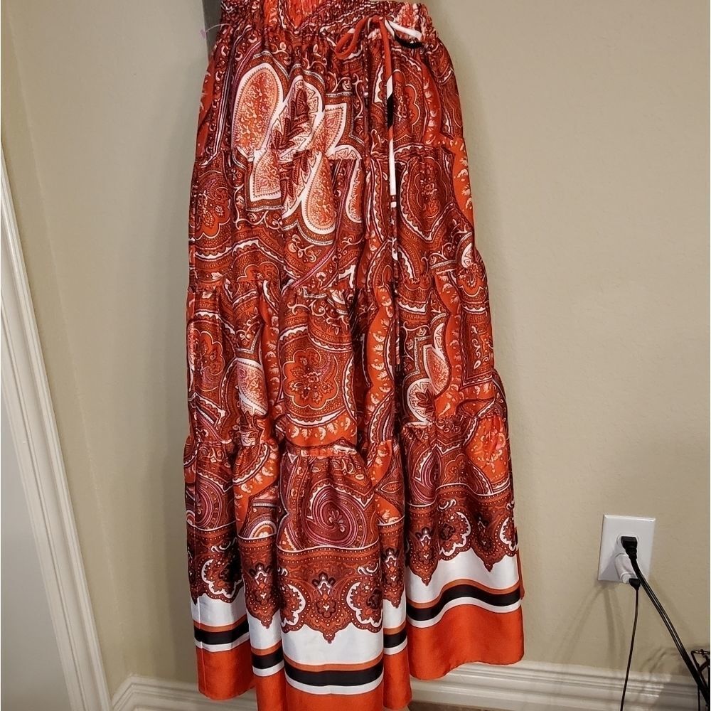 Lauren Ralph Lauren Oretha Paisley print Skirt - Picture 7 of 10